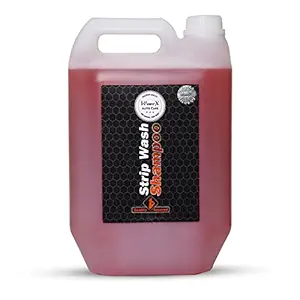 WaveX Strip Wash Shampoo 5 ltr- Removes Old Waxes, Polishes, Sealants and Glaze from All Cars and Bikes