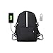 Produktbild TTD Business Laptop Rucksack Anti-Theft Travel Rucksack mit USB Ladeanschluss, Notebook College Rucksack Satchel Schultasche