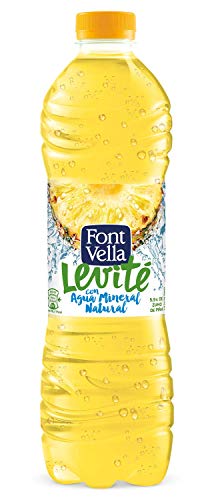 Font Vella Levité Agua Mineral con Zumo de Piña Bajo en Calorías - Botella 1,25 L