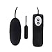 Produktbild 10 Vibrationsstufen Bullet Vibratoren mit Kabel fernbedienung - Doppel Vibrationsei / Bullet Vibrator Ei für Vaginale oder Anal Massage (Schwarz)