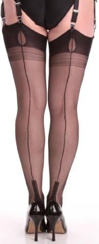Fully Fashioned Cuban Heel Stockings