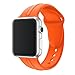 Produktbild CoverKingz Sportarmband für Apple Watch Series 4/3/2/1, Silikon Armband, 44mm/42mm, Orange