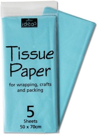 Tissue Paper (5 Sheets) - Light Blue