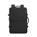 Produktbild Cai 17.3 '' Business Alien Laptop Rucksack Multifunktionale Water Resistant Computer Tasche Doppelte Fächer Rucksack 35L Travel Gear Große Wandertasche Tasche Convertible Rucksack 09099 Ash Black
