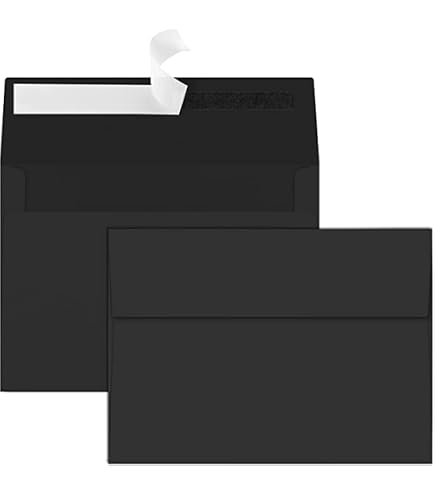 Stainable Greetings Heavyweight Black Cardstock Paper - 4 X 6 In, 80lb, 200 Pack - Smooth Matte Stock For Postcards & Invites - Printer- Friendly For Ctom Biness Cards & Note
