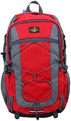 Z&amp;N 40-45 Liter Large Capacity Leisure Outdoor Sports Backpack Waterproof Wear-Resistant Breathable Shoulder Mountaineering Bag Fitness Running Extreme Sports Luggage Bag Storage Bag red40-45L