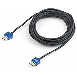 SlimHDMI 5m Slim HDMI Cable, The World's Slimmest HDMI Lead? (Gold Plated, 1080p, 3D, High Speed, ARC)