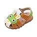 Produktbild Elecenty Sandalen LED Beleuchtet Babyschuhe,Kleinkind Unisex Mädchen Junge Schuhe Flach Shoes Offene Karikatur Sandaletten Atmungsaktiv Sommerschuhe Strandschuhe Kinderschuhe (25, Grün)