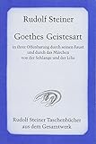 Goethes Geistesart in ihrer Offenbarung durch seinen