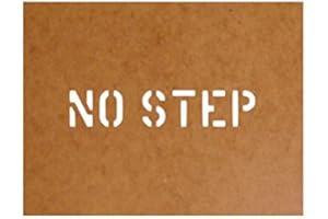 ‎COPYTEC No Step Schablone Bundeswehr Ölkarton Lackierschablone 2,5x13cm #15134