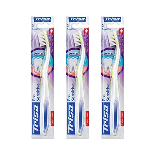 Trisa Pro Sensitive Toothbrushes(Pack of 3 in Different Colours)