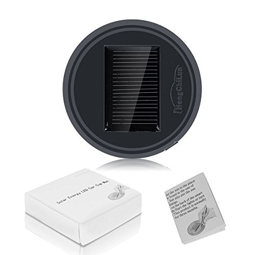 Untersetzer DaSinKo Auto Cup Halter Matte LED Solar Sensor Atmosphäre Light Wasserdicht Getränke Pad Autodekoration Universal ( 2 Pack ) - 8