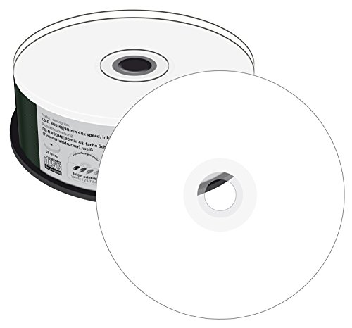 MediaRange MR242 – CD-R 800MB/90min. 48x Speed, bedruckbar, 25 Stück - 3