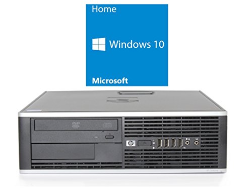 Refurbished Office PC | HP 8000 SFF | Intel Core 2 Duo E8500 @ 3,16 GHz | 4GB RAM | 250GB HDD | DVD-Brenner | Windows 10 Home vorinstalliert (Zertifiziert und Generalüberholt)