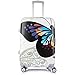 Tramp & Badger 100% polycarbonate, 360° Rotating Wheels, Butterfly Printed Pattern Non-Breakable & Extra Light Weight Trolley Bag- Multi-Colour (Size-20" Cabin Size)-( with 1 year warranty ) RS.3344.00