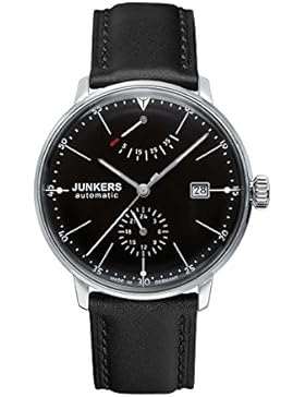Junkers Herren-Armbanduhr XL Bauhaus Automatik Analog Automatik Leder 60602