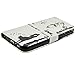 Samsung Galaxy S6 Case Leather,Samsung Galaxy S6 Wallet Case,Samsung Galaxy S6 Flip Cover,TOCASO Kickstand Premium PU Leather Slim Soft Case Folio Book Style Portable Carrying Protective Cases Covers Colorful Cartoon Anti Scratch Bumper Shell Money Pocket ID/Credit Card Holder Slot Magnet Case for Samsung Galaxy S6 (Dandelion love,White)