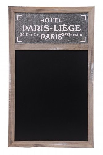 Nostalgische Holz-Kreide-Tafel PARIS – Schultafel – Kreidetafel – Memoboard – Wandtafel – Küchentafel – Notiztafel - 3