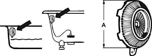 Cornat Rosette für Wannenüberlauf, T321120 - 2