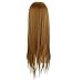 Hotrose Salon Hairdressing 26 inch 30% Long Real Human Hair Student Practice Mannequin Training Head with Clamp (26 inch, #2)