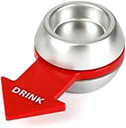 COLORFULLP Spin the Shot Spinner Drinking Game Glass Roulette Game Turntable Party Toys for Bachelor Night,Birthday Parties, Bar Spree, Family Reunions and Barbecue.