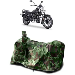 AARTRI - Bajaj Avenger Street 160 New BS6 Water Resistant - Dust Proof - Full Bike Scooty Two Wheeler Body Cover for Bajaj Avenger Street 160 (Green Multijungle)