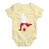 TWISTED ENVY Baby - Jungen Einteiler Gr. 12-18 Monate, Zitronengelb