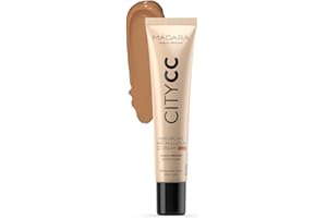 MÁDARA CC Cream Colour Corrector - Anti-Pollution CC Cream Foundation SPF15 MEDIUM BEIGE - 40ml, With hyaluronic acid & mineral UVA/UVB sunscreen, Lightweight natural colour, COSMOS Natural certified