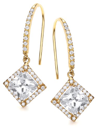 Carissima Gold Damen-Ohrringe 9 Karat (375) Gelbgold