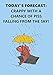 Produktbild Today's Forecast: Crappy With a Chance of Piss Falling From the Sky. Lined Notebook/Journal. (Cranky Moments Notebook Series)