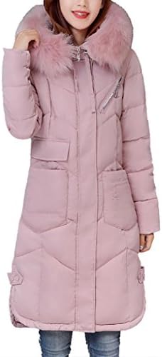 BESTOPPEN Womens Down Jacket Black,Women Ladies Winter Hoodies Overcoat Faux Fur Parka Casual Luxury Long Coat Jacket Slim Fit Thicken Warm Down Lammy Jacket Plus Size For Women (2XL, Pink)