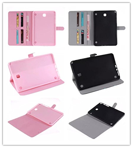 COLJOY Samsung Galaxy Tab A 9.7 SM-T550 T555 Kunstledertasche PU Schutzhülle Tasche Leder Brieftasche Hülle Case Cover mit praktischer Ständerfunktion und Auto Sleep / Wake Up Funktion, T03 - 4