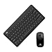 Produktbild bloatboy Mini Kabellose Tastatur und Maus Set - 2,4 GHz Wireless Gaming Tastatur Maus Combos Für Smart-TV, Laptop, Computer, PC, Tablet, Desktop, Windows XP / 7/8/10 (Schwarz)