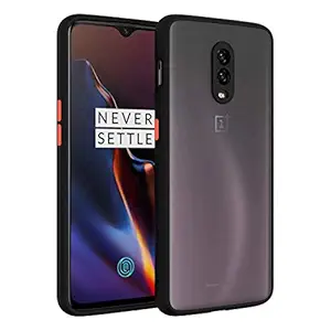 IronWolf Translucent Hybrid OnePlus 6T Back Case Cover | Smoked Matte Back | 360 Degree Protection | Protective Hard Back Case Cover