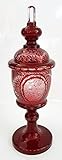 egermann glass history Egermann Glas Pokal mit Deckel