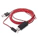 Produktbild rita rice MHL Micro USB Stecker auf HDMI-Stecker auf USB Stecker Adapter-Kabel für Samsung Galaxy S3 I9300