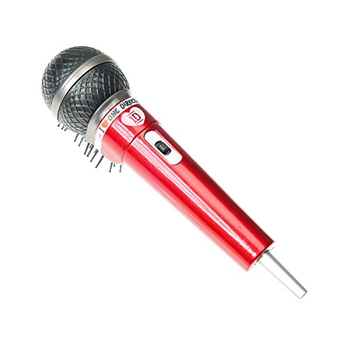 Onedirection Girls and Womens Mic Hairbrush in Red