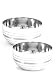 King International Stainless Steel White Designer Bowl, Katoris Set of 2 pieces RS.293.00