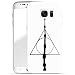 Produktbild Finoo Hülle für Samsung Galaxy S7 Edge - Handyhülle mit Motiv und Optimalen Schutz Tasche Case Hardcase Cover Schutzhülle - Zauberstab Dreieck