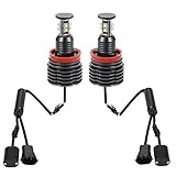 Tipo de bombilla: H8 SODIAL El Coche 120W H8 6000K Led del Ojo del ángel Bombilla de Faro Conveniente pPara E60 E61 E71 E70 Lci E90 E91 X5 los Faros del Ojo del ángel