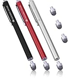 Hinweis: Manche Bildschirm-Schutzfolien können die Reaktionsfähigkeit der Spitze der Styli verringern oder einschränken. Um unsere Eingabestifte optimal nutzen zu können, empfehlen wir eine Schutzfolie zu benutzen, die deren Gebrauch unterstützt.