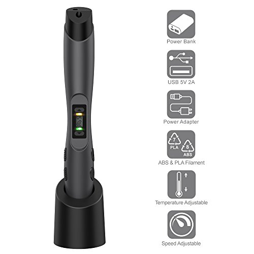 3D Drucker Stift ,Sunlu DIY Scribbler 3D Stereoscopic Printing Pen mit LCD-Bildschirm - 4
