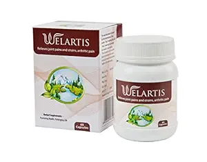 Welex Ayurvedic Welartis (Relieves Joint Pains And Strains, Arthritic Pain) - 60 Capsules