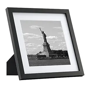 PAPER PLANE DESIGN Synthetic Wood Photo Frames (12 x 12 inch, Black)