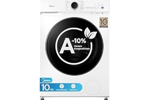Midea Waschmaschine 10 kg Energieeffizienzklasse A-10% weiß MFV3EW100BA10 | V3 series, 140