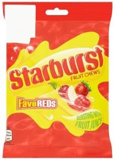 Starburst Fruit Chews FaveReds (150g x 12)