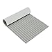 Produktbild ChaRLes 90X240Cm Light Grey Mit Weißer Eva Foam Teak Boat Bodenbeläge Yacht Synthetic Teak Decking Pad