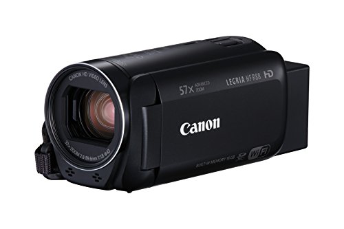 Canon LEGRIA HF R88 - Videocámara de 16 GB (Full HD, Zoom Avanzado 57x, IS Óptico Inteligente, WiFi y NFC) Negro