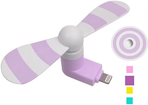 Kupx iPhone Fan For iPhone7 5 5s 5se 6 6s Plus iPad 4 mini Air Pro With Soft Green Silicon Safe Leaves Purple Strips
