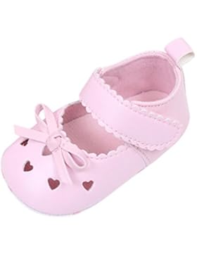 Huhu833 Neugeborene Säuglingsbaby Mädchen Soft Crib Schuhe,Bowknot Schuhe Anti Rutsch Kleinkind Schuhe (0~18 Month)